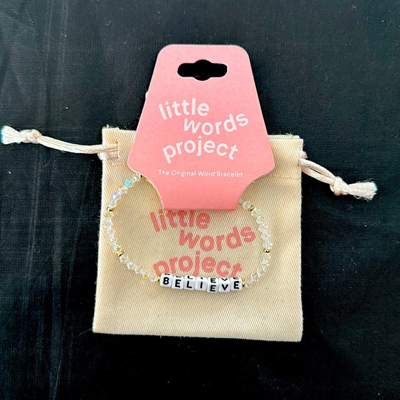 Little Words Project Jewelry - New Little words project bracelet “Believe” bracelet size Medium/Large NWT